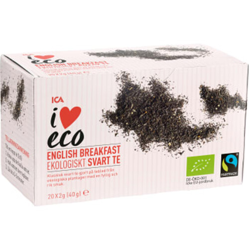 Te English Breakfast Ekologisk 20-p ICA i love eco