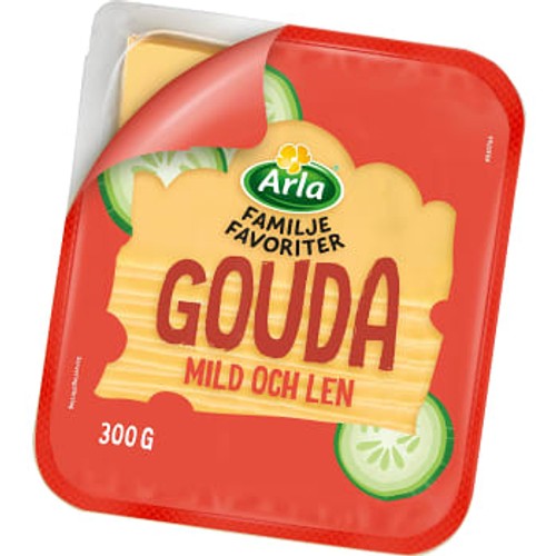 Familjefav Gouda skivad ost 300 g Arla