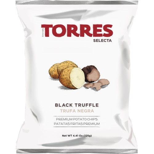 Chips Svart Tryffel ca 125g Torres