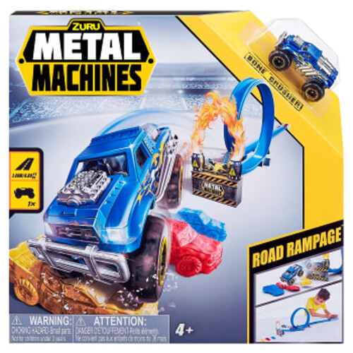 Bilbana med bil Rampage Metal Machines