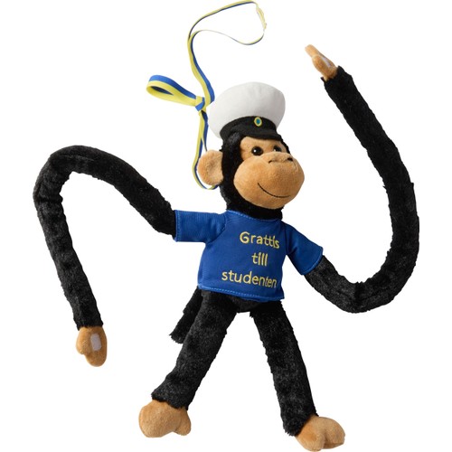 Apa med studentmössa H34cm ICA