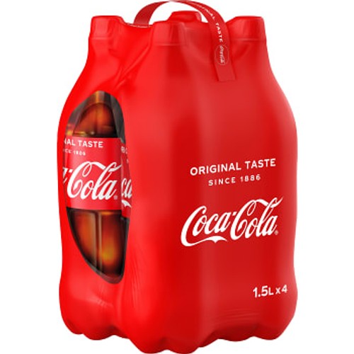 Läsk 4-p 1,5l Coca-Cola