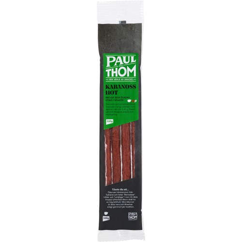 Ölkorv Kabanoss Hot 160g  PAUL och THOM