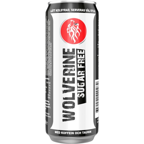 Energidryck Sockerfri 250ml Wolverine