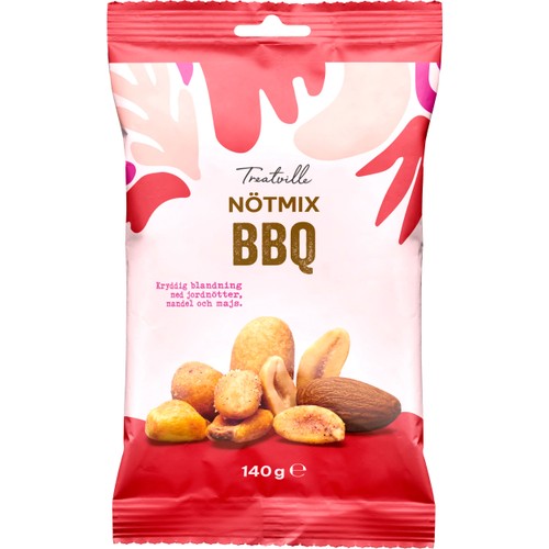 Nötmix BBQ 140g Treatville