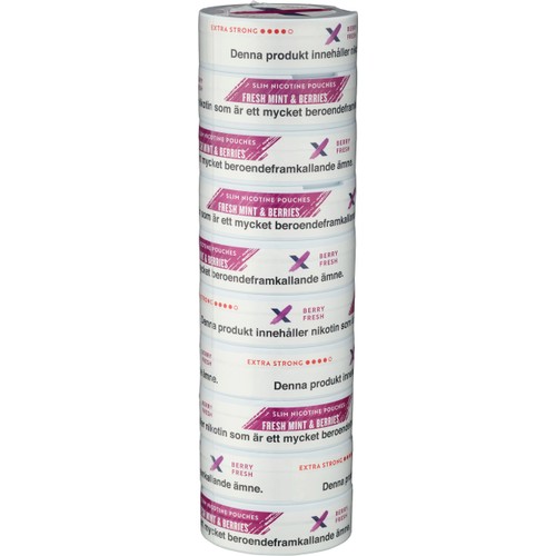 X Berry Fresh Extra Strong Stock