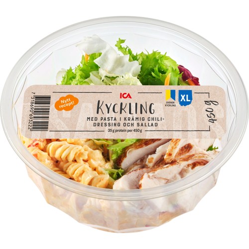 Kycklingsallad med Pasta Chili XL 450g ICA
