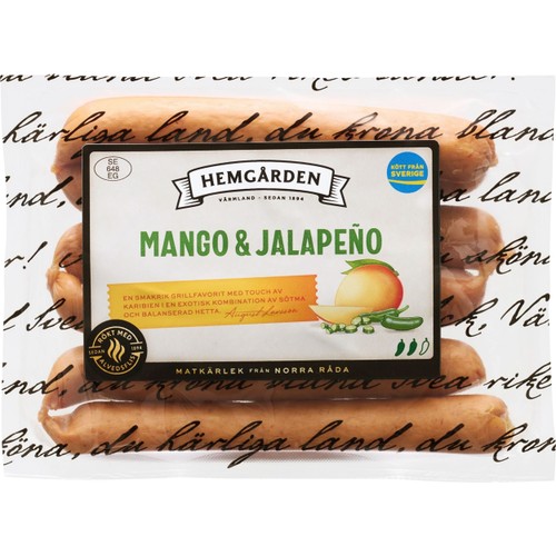 Korv Mango/Jalapeno 300g Hemgården