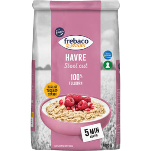 Svensk Havre Steel Cut 800g Frebaco