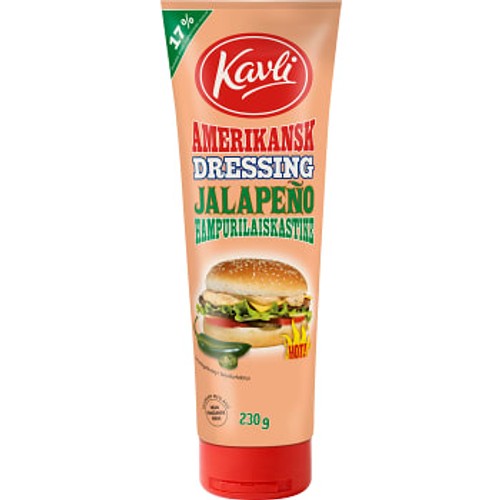Amerikansk dressing Jalapeño 230g Kavli