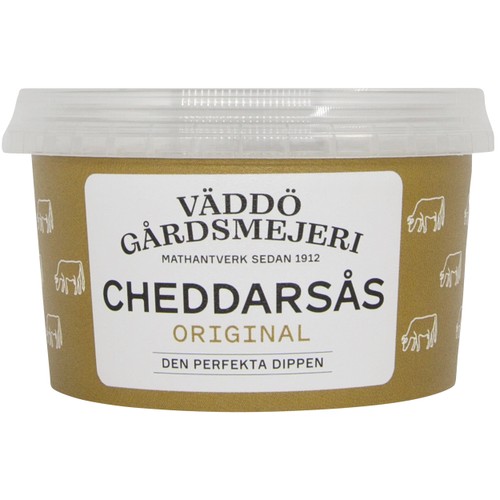 Cheddarsås Original 200g Väddö Gårdsmejeri