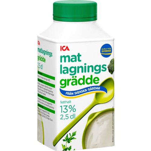 Matlagningsgrädde 13% 2,5dl ICA