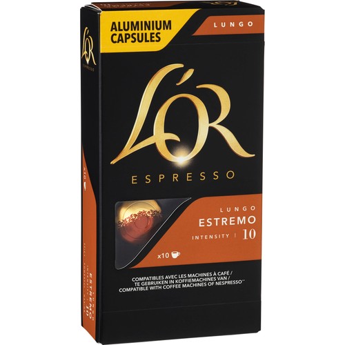 Kaffekapslar Lungo 10 Estremo 10-p L''Or