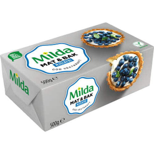 Mat & Bakmargarin Vegansk Mjölkfri 500g Milda