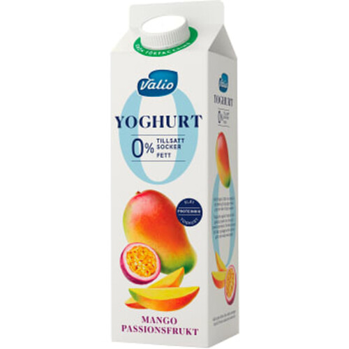 Fruktyoghurt 0% Mango Passionsfrukt 1000g Valio