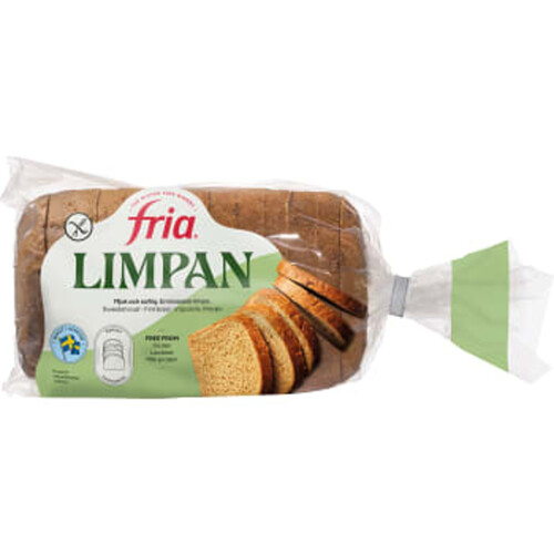 Bröd Limpan Glutenfri Fryst 500g Fria