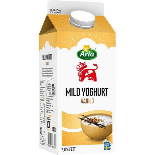 Yoghurt Mild Vanilj 2% 1500g Arla Ko®