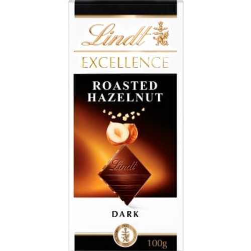 Chokladkaka EXCELLENCE Hasselnöt Mörk Choklad 100g Lindt