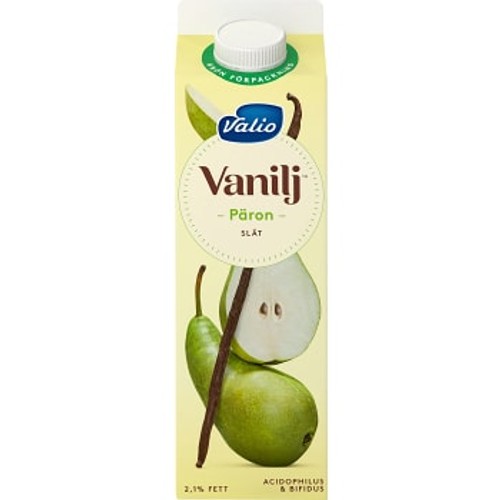 Vaniljyoghurt Päron utan fruktbitar 2,1% 1000g Valio