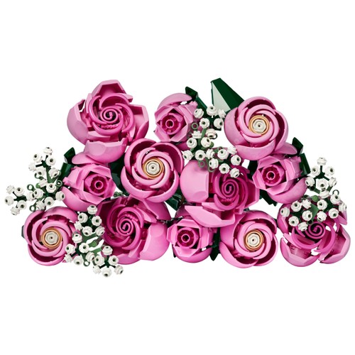 Bukett Botanicals med rosa rosor 10374