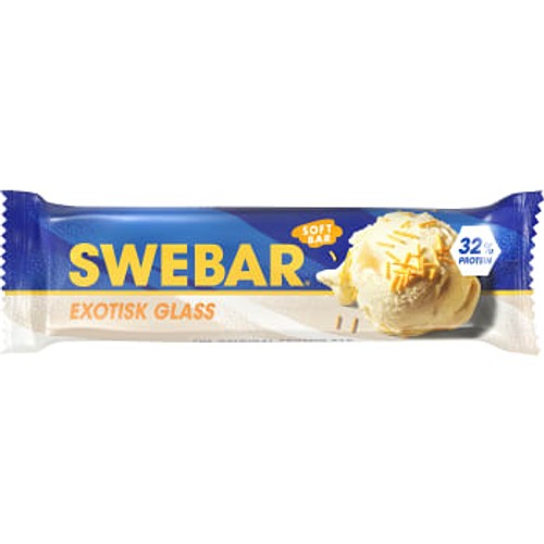 Proteinbar Exotisk glass 55g Swebar