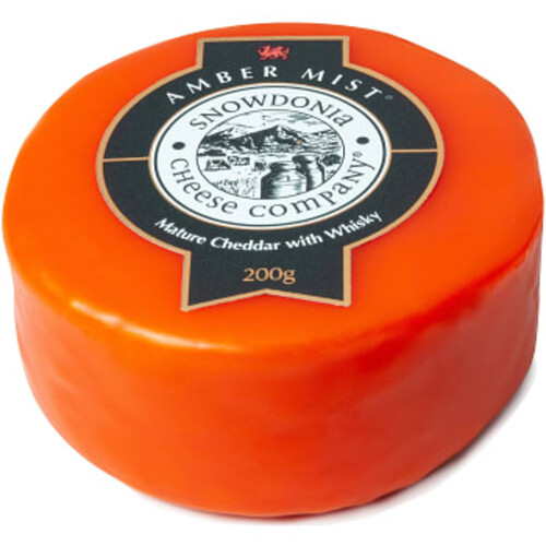 Amber Mist Cheddar med Whisky 200g Snowdonia Cheese Company