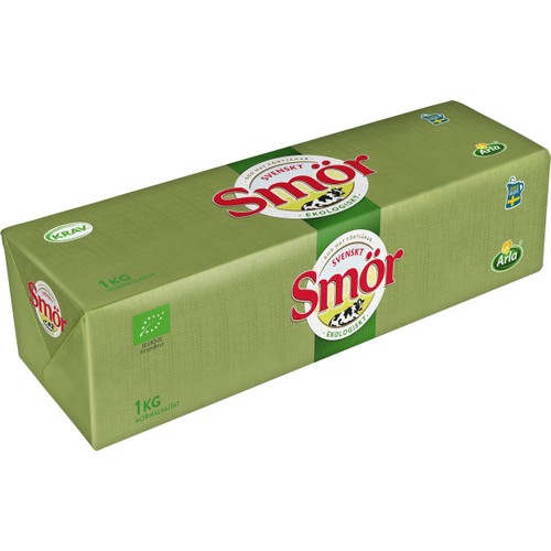 Smör Normalsaltat Svenskt 82% 1kg KRAV Arla®