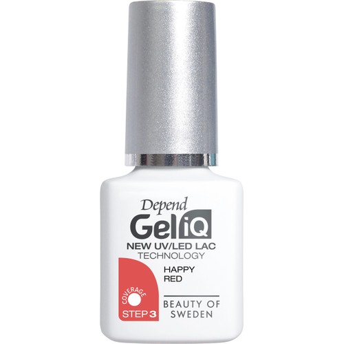 Nagellack Gel iQ Happy Red 1-p Depend