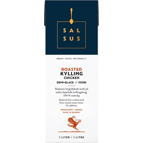 Kycklingfond Rostad Demi G 1000ml Salsus