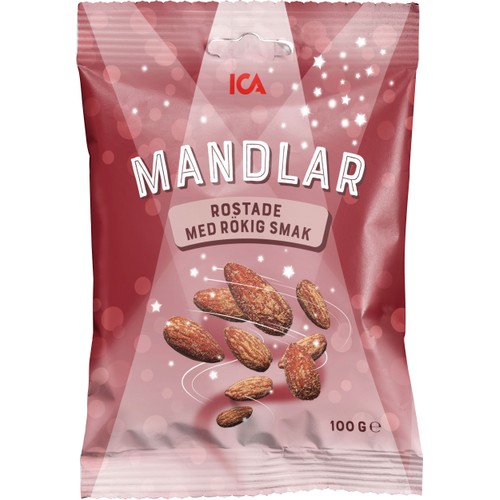 Mandlar Rostade Rökiga 100g ICA