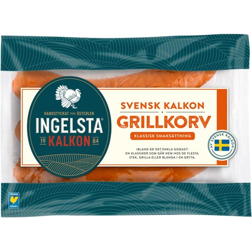 Grillkorv Kalkon 270g Ingelsta Kalkon
