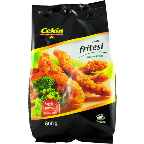 Kycklingfile strimlad panerad 600g Cekin