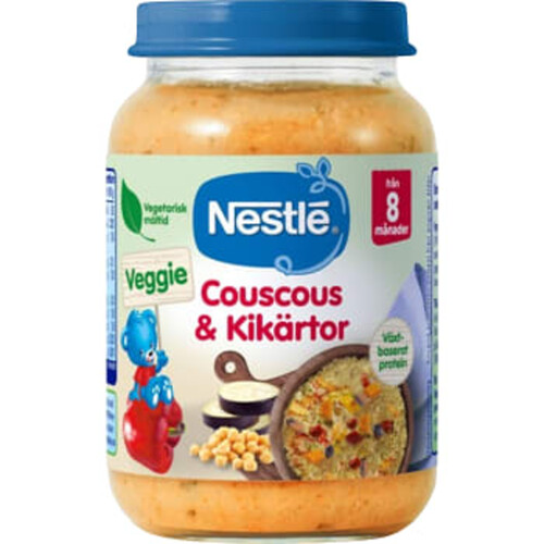 Couscous & Kikärtor 8m 190g Nestle