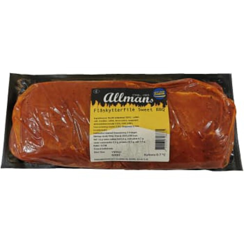 Fläskytterfilé Sweet BBQ ca 1,3kg Allmans