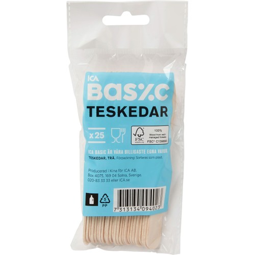 Tesked Trä 25-p ICA Basic