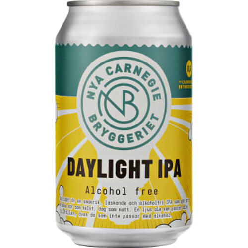 Öl Daylight 0,5% alkoholfri 33cl Nya Carnegiebryggeriet