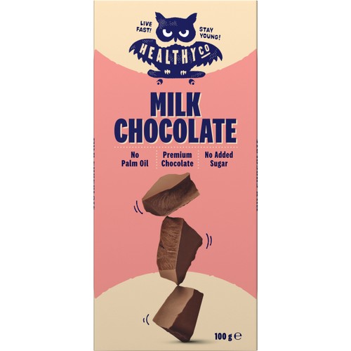 Chokladkaka Milk Chocolate 100g HealthyCo
