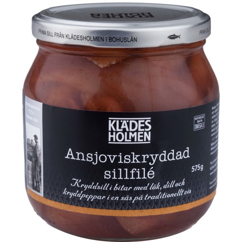 Ansjoviskryddad sillfilé 575g Klädesholmen