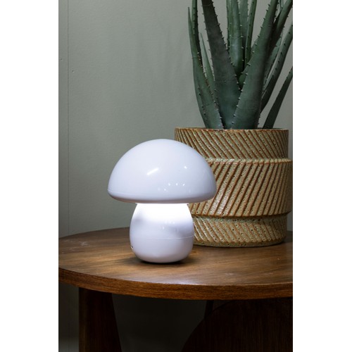 Bordslampa svamp blå