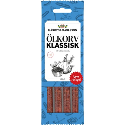 Ölkorv Klassisk 80g Härryda Karlsson