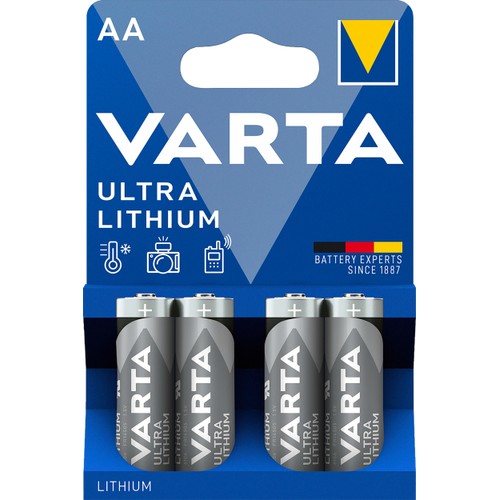 Batteri Ultra Lithium AA 4-pack