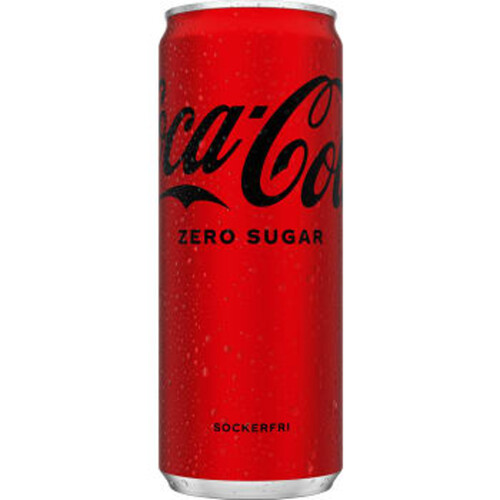 Läsk Cola Zero 33cl Coca-Cola