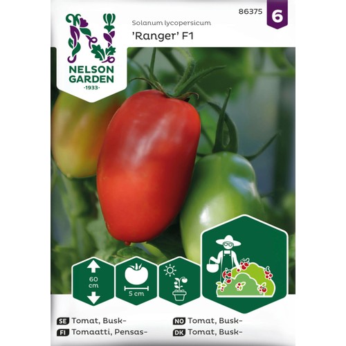 Tomat, Busk-, Ranger F1 Nelson Garden