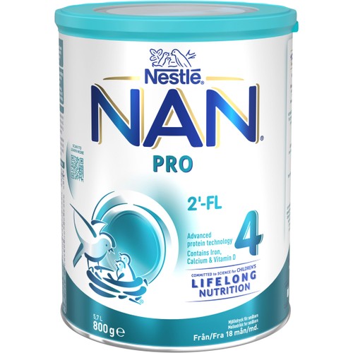 Mjölkersättning Nan Pro 4 18 mån 800g Nestle