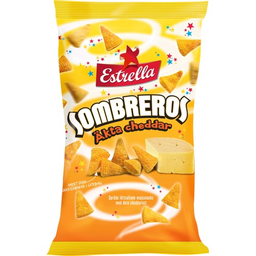 Sombreros Cheddar 125g Estrella