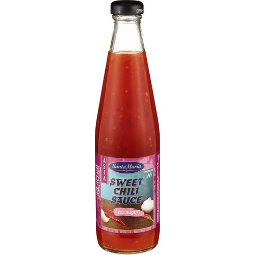 Sweet Chili sås Asia Mindre socker 500ml Santa Maria