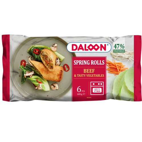 Vårrullar kött 6-p 600g Daloon