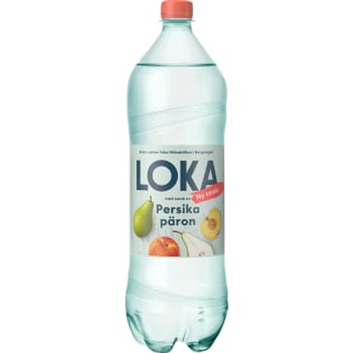Kolsyrat Vatten Persika Päron 1,5l Loka