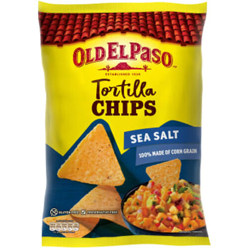 Tortilla Chips Seasalt 185g Old el Paso