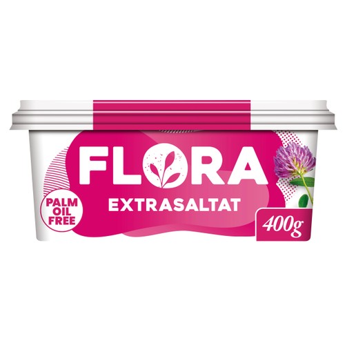 Margarin Extrasaltat växtbaserad 59% 400g Flora